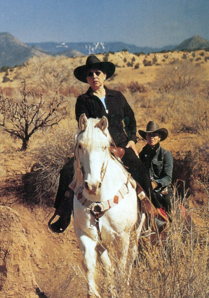 Mary Morris on Horseback