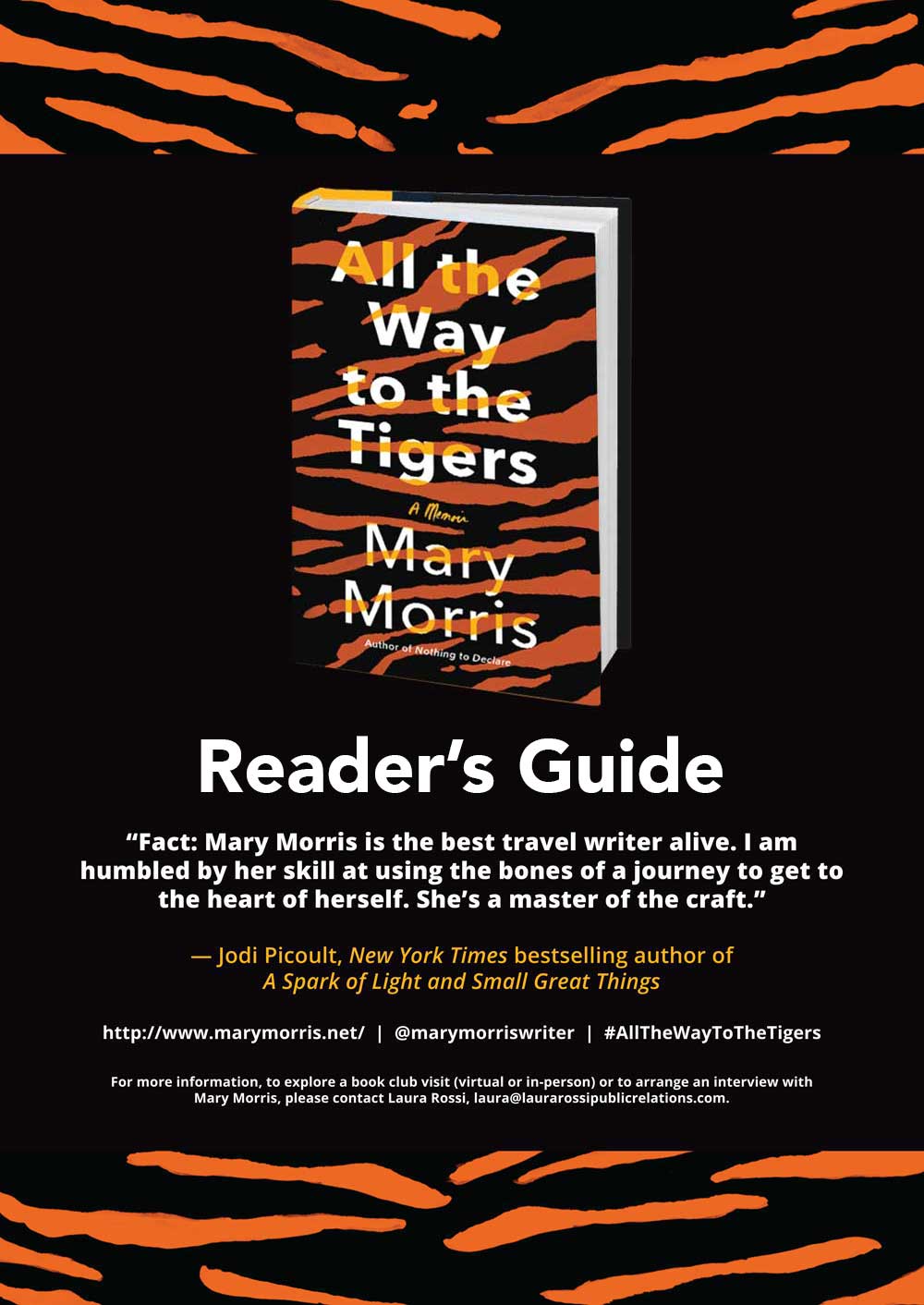 All the Way to the Tigers: Reading Guide